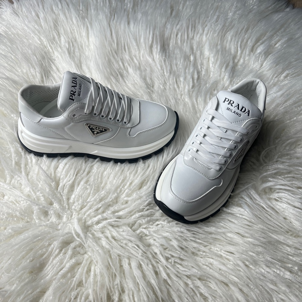 Prada White Sneakers Shoes